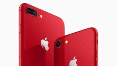 red iphone 8