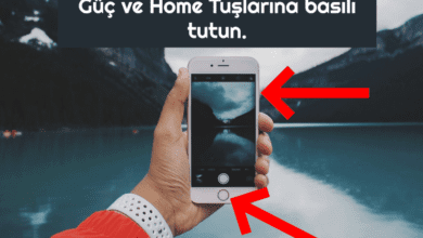 iphone ekran resmi alma